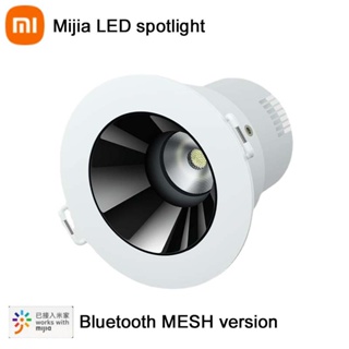 Xiaomi Mijia โคมไฟ Led สปอตไลท์ ตาข่าย หรี่แสงได้ ไม่มีขั้นบันได ติดเพดาน สําหรับบ้าน ห้องนั่งเล่น