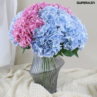 [SR Flower] ดอกไม้ประดิษฐ์ ผ้าไหมไฮเดรนเยีย ไม่ซีดจาง เหมือนจริง สัมผัสเหมือนจริง สีสันสดใส สําหรับตกแต่งบ้าน พร็อพถ่ายภาพ งานแต่งงาน