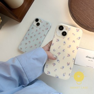 For เคสไอโฟน 14 Pro Max [Mini Flower Simple] เคส Phone Case For iPhone 14 Pro Max Plus 13 12 11 For เคสไอโฟน11 Ins Korean Style Retro Classic Couple Shockproof Protective TPU Cover Shell