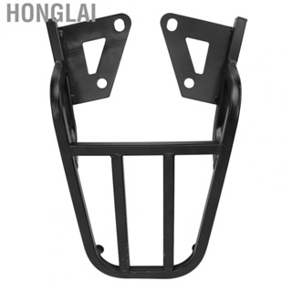 Honglai Motorcycle Luggage Carrier Rack Iron Protect Rear Ride On Pillion Non Fading High Strength Large Storage Space Replacement for