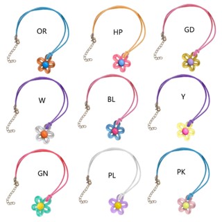 Ch*【พร้อมส่ง】สร้อยคอโซ่ จี้รูปหัวใจ ดอกไม้ ขนาดใหญ่ ปรับได้ สไตล์เกาหลี สําหรับผู้หญิง นักเรียน