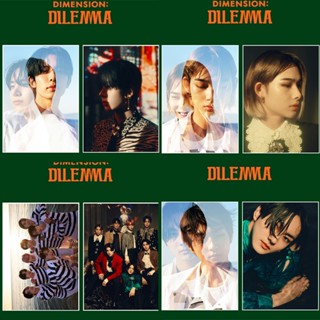 Kpop EN Dimension: Dilemma Tamed-Dashed Sticker โปสเตอร์โฟโต้การ์ด ID Photo HD การ์ดรวม โปสการ์ด การ์ด LOMO