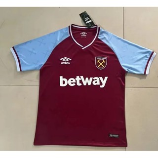 Fans * 2324 เสื้อเชิ้ตลําลอง ลาย West Ham United คุณภาพสูง