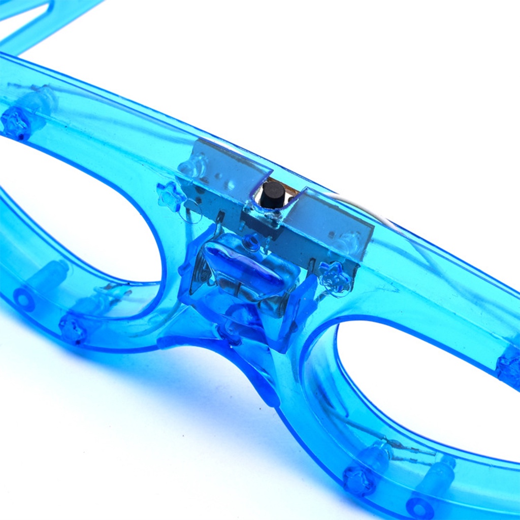 【สามารถส่งจากคลังสินค้าที่ไทยได้】แว่นตากันแดด มีไฟ Led เรืองแสงในที่มืด เหมาะกับงานปาร์ตี้ - รูปที่ 2