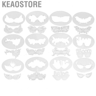 Keaostore Body Painting Templates Body  Stencils Washable 12 Pattern For  For