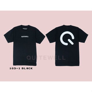 พร้อมส่ง ผ้าฝ้ายบริสุทธิ์ QWT103-1 SWITCH BLACK T-shirt