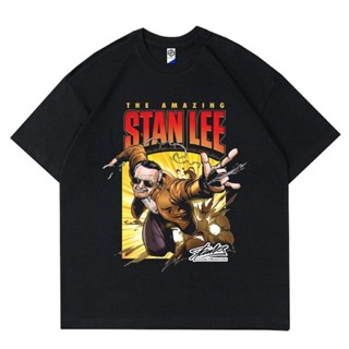 📦พร้อมส่ง Kaos Film StanLee  t-shirt  rap tee  baju vintage Tees  bootleg