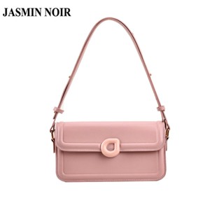 Jasmin NOIR ล็อค หนัง PU กระเป๋าสะพายไหล่ ผู้หญิง เกาหลี ขนาดเล็ก พนัง กระเป๋าสะพายข้าง กระเป๋าถือ