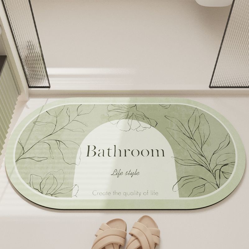 พรมเช็ดเท้า แบบนิ่ม ดูดซับน้ําได้ดี กันลื่น แบบแห้งเร็ว สําหรับห้องน้ํา ทางเข้า