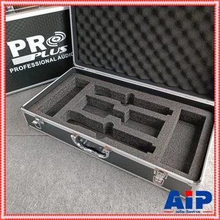 สีดำ PROPLUS กล่องใส่ไมค์ลอย PRO PLUS โปรพลัส กล่องไมค์ กล่องเก็บไมค์ กล่องไมค์ลอย กระเป่าไมค์ กระเป๋าไมค์ลอย เอไอ-ไพศาล