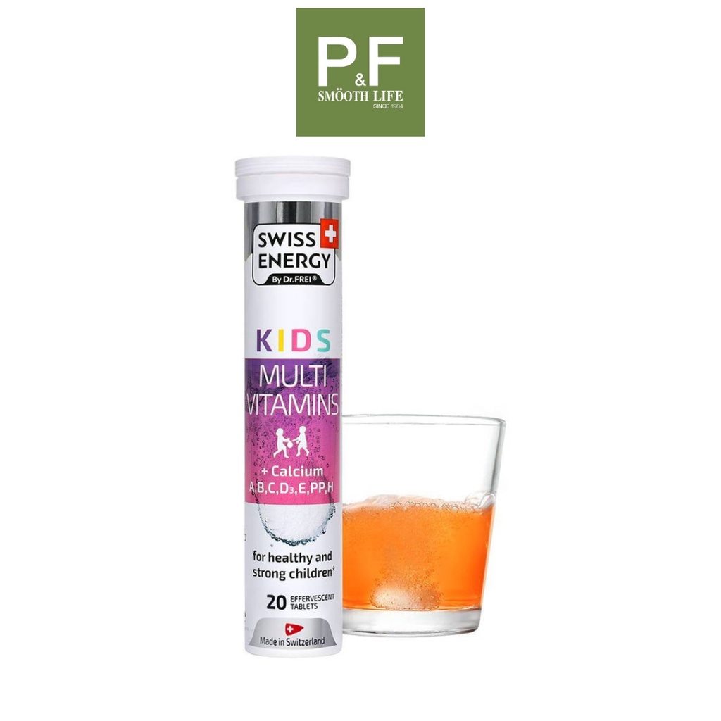 Swiss Energy Kids Multi VitaminI+Calcium 20's | ผลิตภัณฑ์เสริมอาหารสำหรับเด็ก
