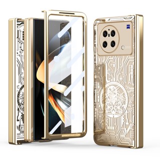 เคสบานพับ รวมทุกอย่าง สําหรับ Vivo X Fold2 Fold 5G เคสแบบกลไก พร้อมฟิล์มกระจกหน้าจอด้านหน้า