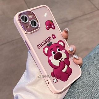 เคส iPhone 13 iPhone 13 Pro iPhone 13 Pro Max TPU ซิลิโคน ผิวสัมผัส เคสโทรศัพท์ แฟลชผง มาพร้อมฟิล์มเลนส์