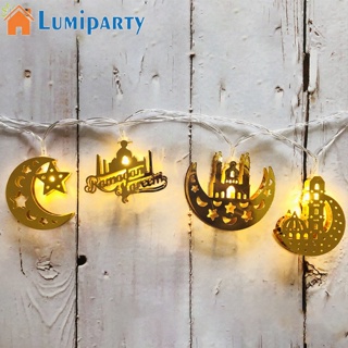 Lumiparty สายไฟหิ่งห้อย LED รูปดวงจันทร์ รอมฎอน 1.65 ม. สําหรับเทศกาลอีด