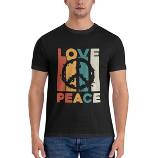 เสื้อยืด พิมพ์ลาย Love Peace Freedom คุณภาพดี