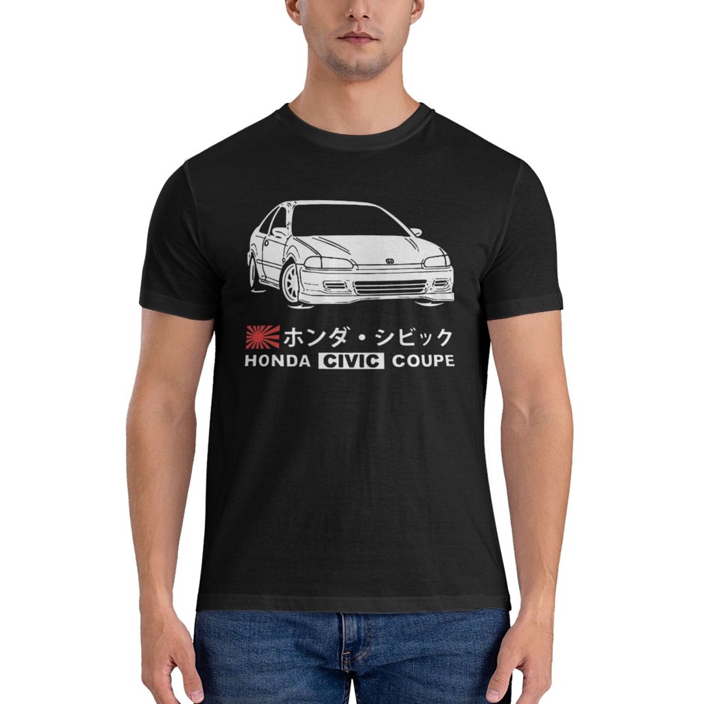 เสื้อยืดพิมพ์ผ้าฝ้ายกราฟิก Honda Civic 5G Coupe Ej1 93 96