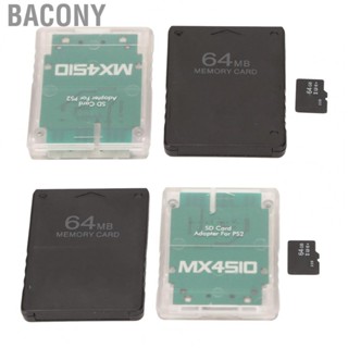 Bacony Memory Card  Adapter  Clear White Memory Card   for Game Consoles