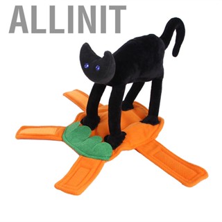 Allinit Pet Halloween Costume Adjustable Soft Breathable Dog Clothes with Black  for Cosplay Party Daily