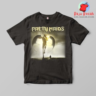 เสื้อยืด พิมพ์ลาย PRETTY MAIDS พรีเมี่ยม สําหรับเด็กผู้ชาย และผู้หญิง อายุ 1-9 ปี