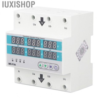 Iuxishop Voltage Protective Device  3 Phase Adjustable Voltage Protector PC 220V Smart   for Factory