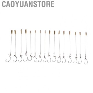 Caoyuanstore Fishing Barb Rig  Fishing Rig Set 4 Size Incisive Lightweight  for Hiking for Travelling