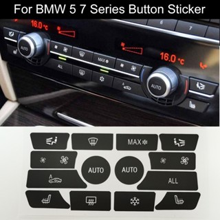 ⚡READYSTOCK⚡Button Sticker Trim 1pcs 7 Series Air Conditioning Pratical Repair Sticker