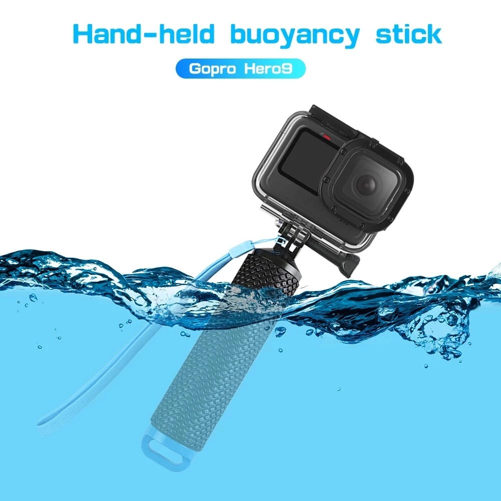 ลอยจับใต้น้ํา Selfie Stick ดําน้ํา Action กล้องอุปกรณ์เสริม w Lanyard สําหรับ Insta360 X4/Gopro 13/DJI Action 4/Action 3/DJI OSMO Action 5 PRO