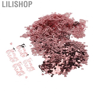 Lilishop Heart Shaped Confetti  Heart Glitter Confetti PVC  for Party for Table Decoration