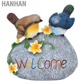 Hanhan  Garden Figurines Garden Bird Statue Nonfading Vivid for Lawn for Patio for Yard