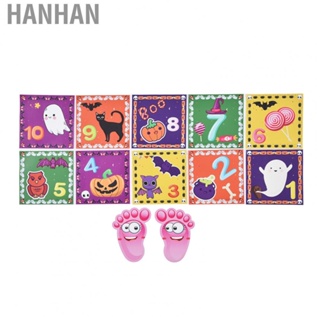 Hanhan 12pcs Game Floor  Interesting Cartoon Halloween Digital Environmental