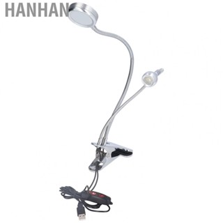 Hanhan  Desk Lamp 10Gear Adjustable  Double Head Gooseneck Table Reading Lamp HG