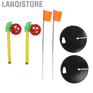 Lanqistore Fishing Flag  Efficient Ice Fishing Rod Portable with Base for River