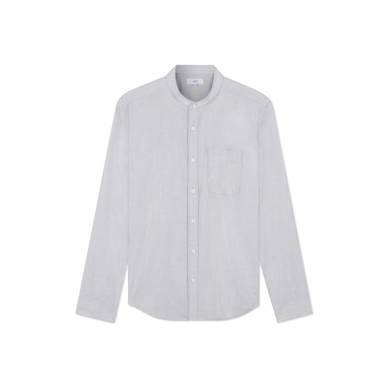 AIIZ (เอ ทู แซด) - เสื้อเชิ้ตผู้ชาย แขนยาวคอตั้ง Men's Mandarin Collar Long Sleeve Shirts