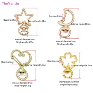 Thevantin พวงกุญแจตะขอก้ามปูน่ารัก 5 ชิ้น สําหรับทําเครื่องประดับ