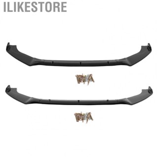 Ilikestore Front Bumper Lip High Strength ABS Front Splitter for Car