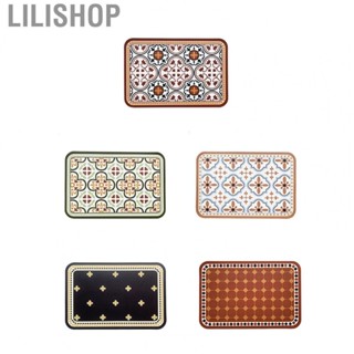 Lilishop Heat Insulation Table Mat PVC Double Sided Texture Placemat for Hotel Restaurant Kitchen