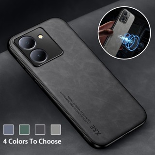 เคสโทรศัพท์หนัง TPU นิ่ม กันกระแทก กันรอยนิ้วมือ หรูหรา สําหรับ Vivo Y36 4G 5G VivoY36 2023