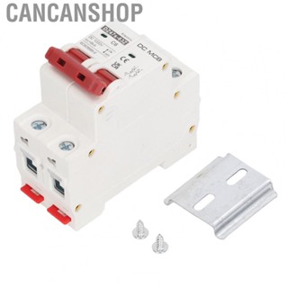 Cancanshop DC Miniature Circuit Breaker 2P Breaking  6000A Mini 6A Circuit Breaker