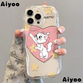 เคสป้องกันโทรศัพท์มือถือใส แบบนิ่ม ลายแมว กันกระแทก สําหรับ Apple 8p promax 11 xr 13 127✅Xs/iphone14 QLM2