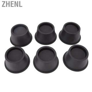 Zhenl 6Pcs Furniture Risers Round Plastic Furniture Lift Riser For Bed Table Couch B