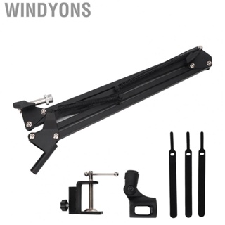 Windyons Heavy Duty Mic Arm  Microphone Stand Desk Mount Shockproof Universal Metal with Microphone  for Capacitive Microphone for Desk