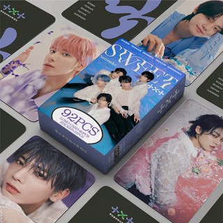 โปสการ์ดสติกเกอร์ ลาย TWICE STRAY KIDS TXT สําหรับตกแต่งการ์ดโลโม่ 92 ชิ้น ต่อกล่อง