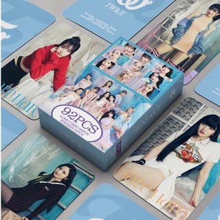 สติกเกอร์โปสการ์ด ลาย TWICE STRAY KIDS TXT สําหรับตกแต่งการ์ดโลโม่ 92 ชิ้น ต่อกล่อง