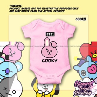 Bt21 ศิลปินเกาหลี ปรับแต่งได้ ONESIE XHFK