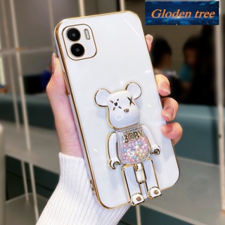 เคสโทรศัพท์มือถือ ซิลิโคนนิ่ม กันกระแทก ลายต้นไม้ Gloden สําหรับ Redmi A1 2022 4G