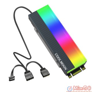 Go Cm-m73s M.2 Argb หม้อน้ําระบายความร้อน SSD 2280 สําหรับการ์ดจอ