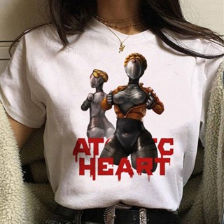 Atomic Heart เสื้อยืดผู้หญิง Y2K เสื้อฮาราจูกุ เสื้อผ้าเด็กผู้หญิง 2000s
