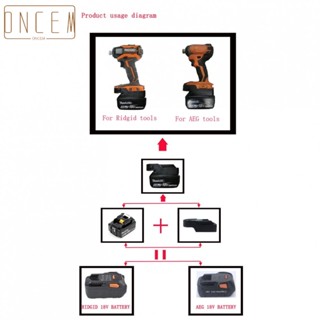 【ONCEMOREAGAIN】Adapter Built-in Battery For Makita Lithium Battery Battery For Makita BL1820