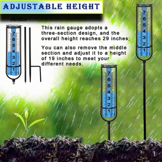 Bet เครื่องวัดฝนเหล็ก 1 ชุด ป้องกันการเสียรูป สําหรับสวน