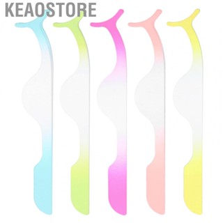 Keaostore Applicator  Easy To Use 4.2 X 0.7in  Stainless Steel Arc Clamp Mouth for Eyelash Beauty Salon